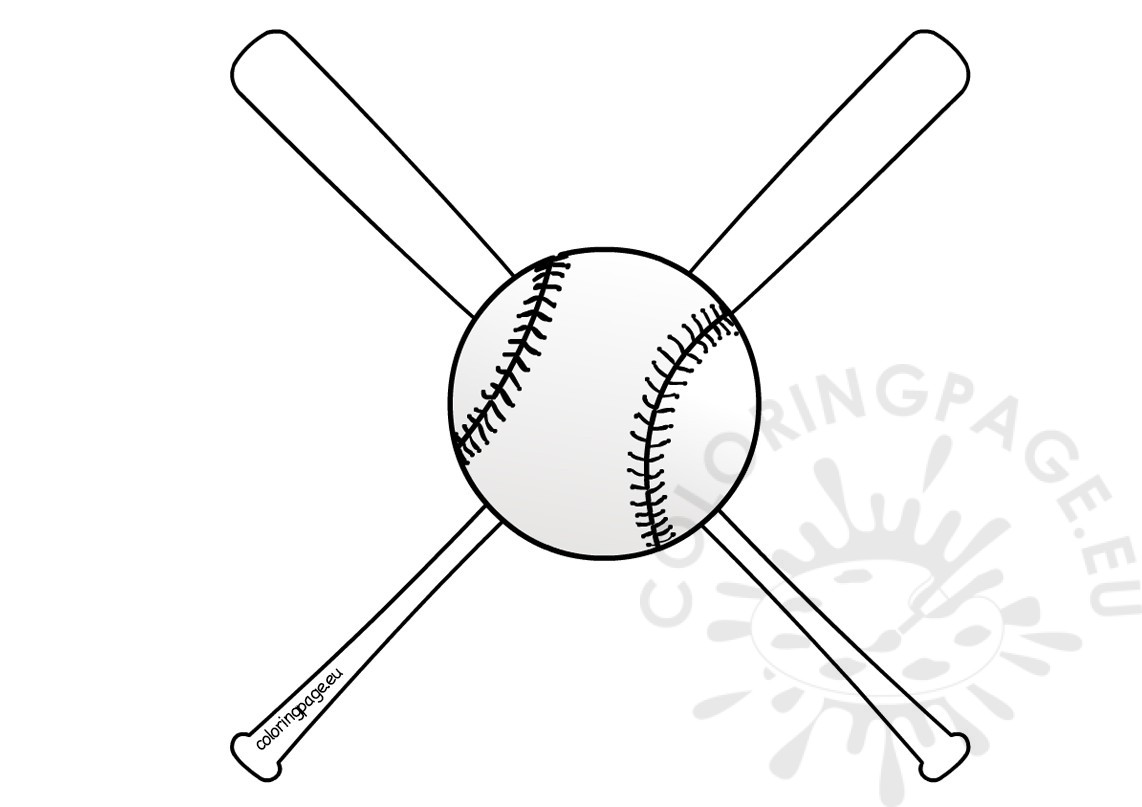 1142x807 Baseball Bats And Ball Coloring Sheets Coloring Page