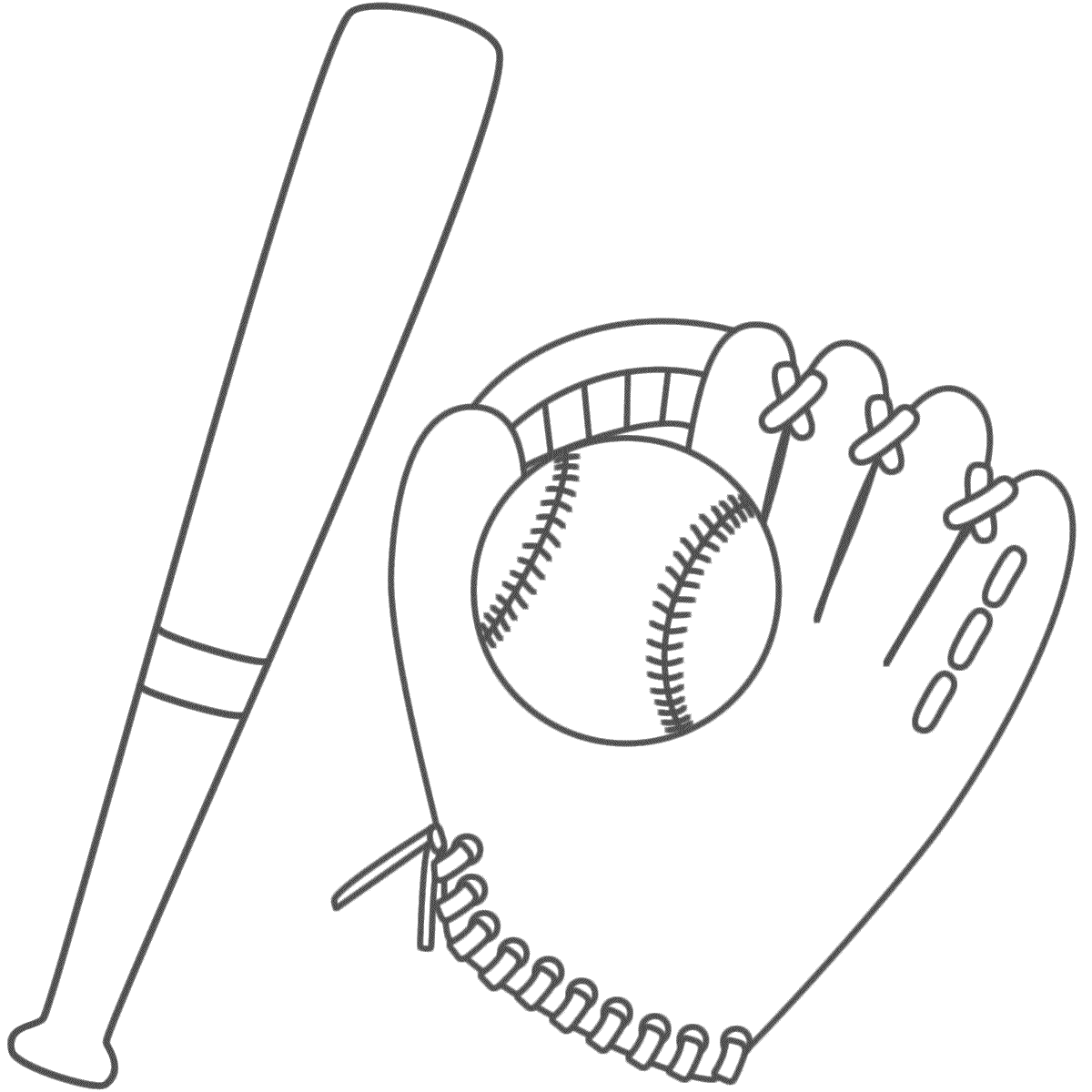 1200x1200 Baseball Bat Coloring Pages
