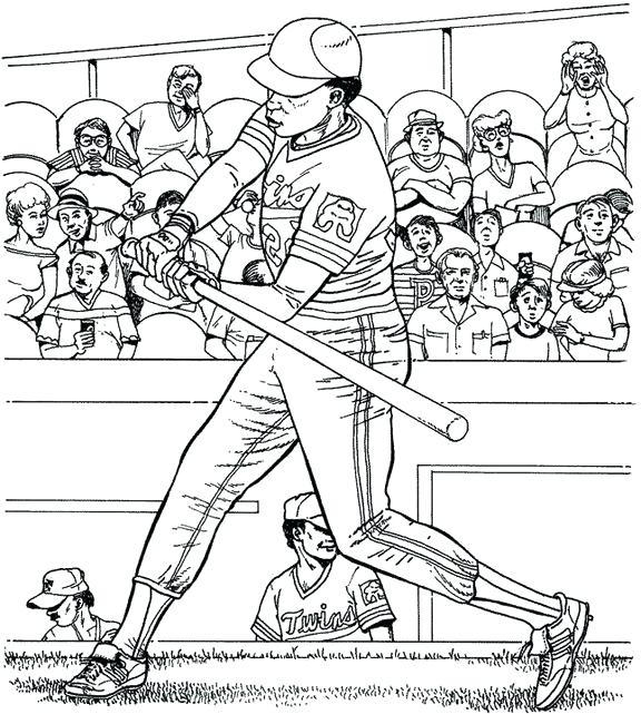 576x641 Free Baseball Coloring Pages Free Baseball Coloring Pages Free