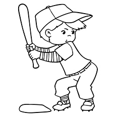 230x230 Top Baseball Coloring Pages For Toddlers