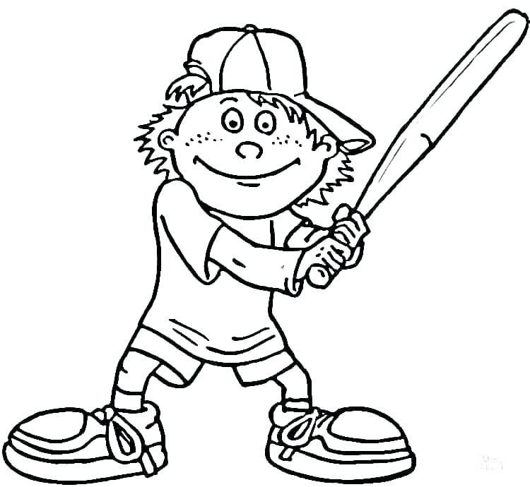 750x690 Baseball Team Coloring Pages Deepart