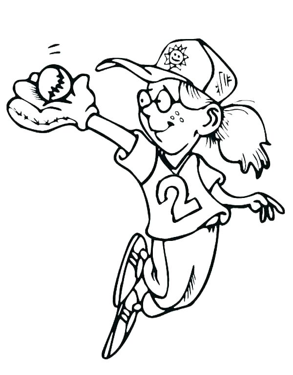 600x769 Baseball Coloring Sheet Baseball Coloring Pages Printable To Print