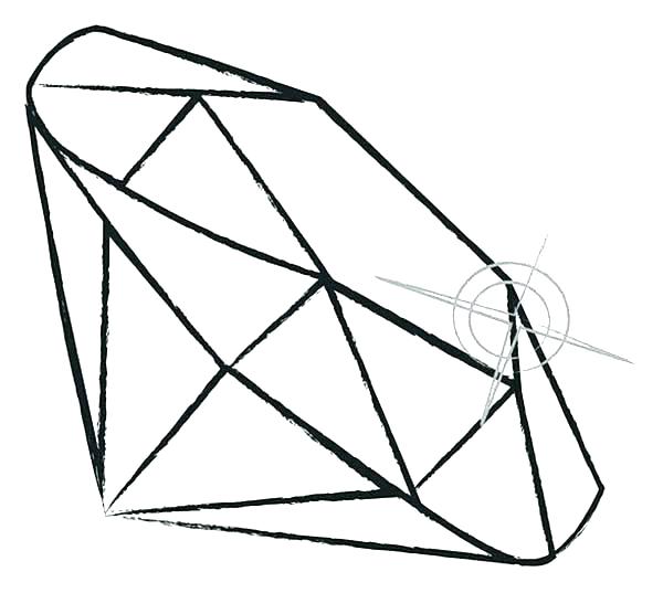 600x537 Diamond Coloring Page Baseball Coloring Pages Baseball Baseball