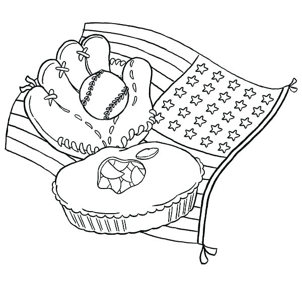 600x567 Baseball Field Coloring Pages