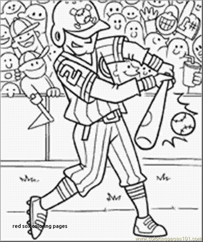 650x773 Red Sox Coloring Pages