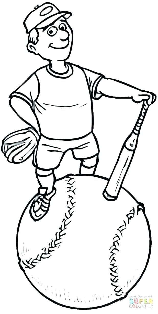 618x1223 Softball Coloring Page Girls Of Pics Softball Coloring Pages