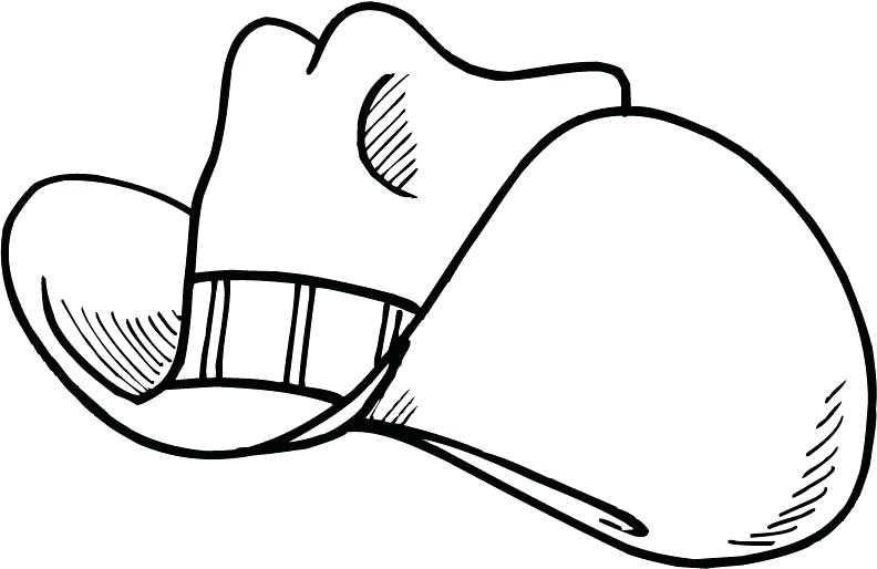 792x514 Baseball Cap Coloring Page