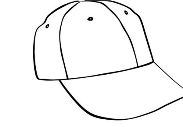 600x417 Baseball Cap Picture Coloring Page Coloring Sun