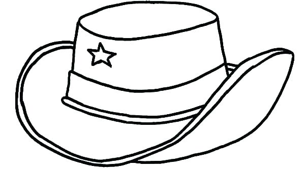600x333 Hats Coloring Page Top Hat Colouring Page Party Hats Coloring