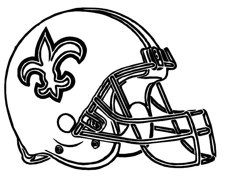 739x612 Saints Helmet Coloring Pages