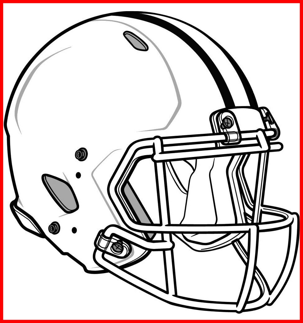 977x1043 Shocking Football Helmet Coloring Page U Imagixs Pict For Trend