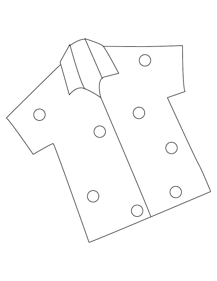 738x954 T Shirt Coloring Page Murs