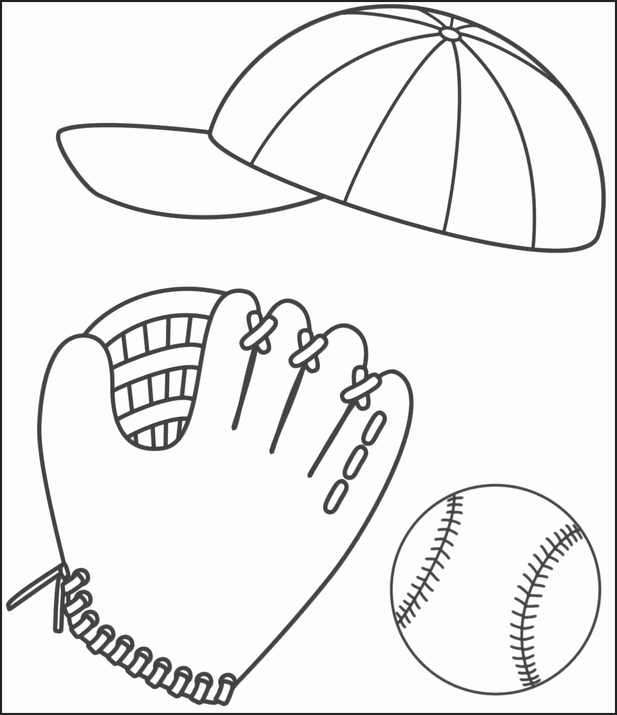 1205x1395 Baseball Coloring Pages To Print