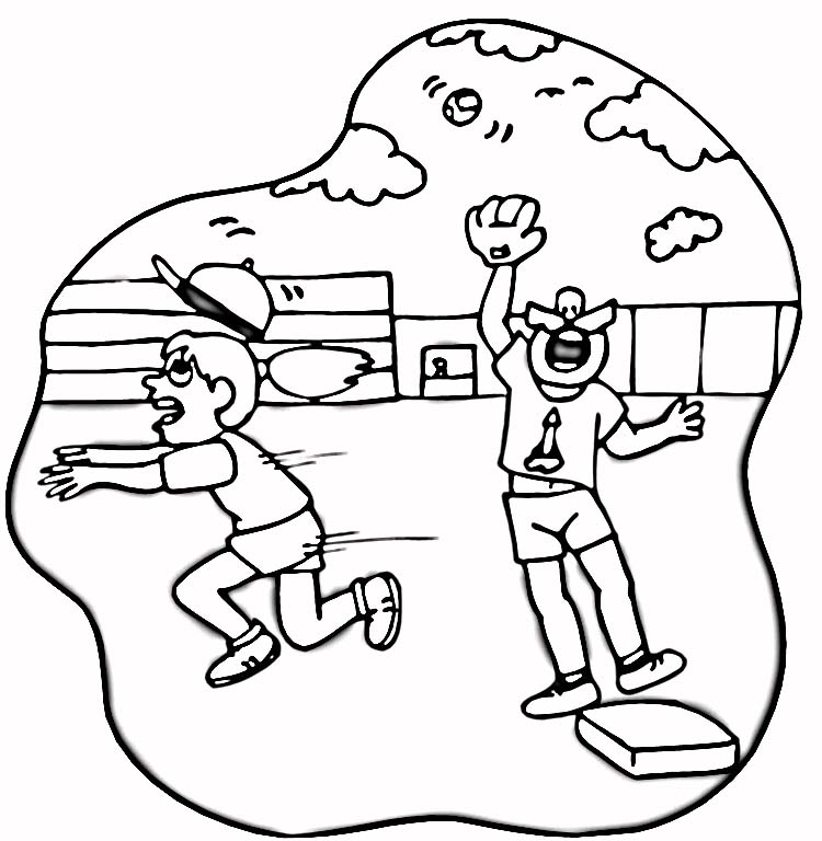 750x768 Baseball Field Coloring Pages Many Interesting Cliparts