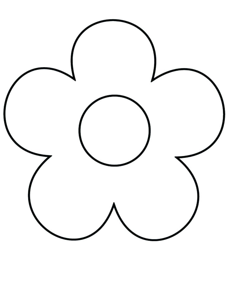 736x981 Easy Flower Coloring Pages Easy Flower Coloring Pages Coloring