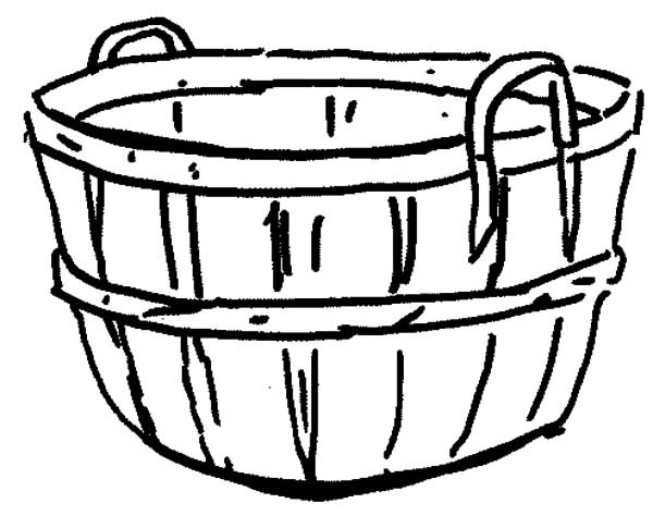 600x485 Mesmerizing Basket Coloring Page Pages Printable To Print For Kids
