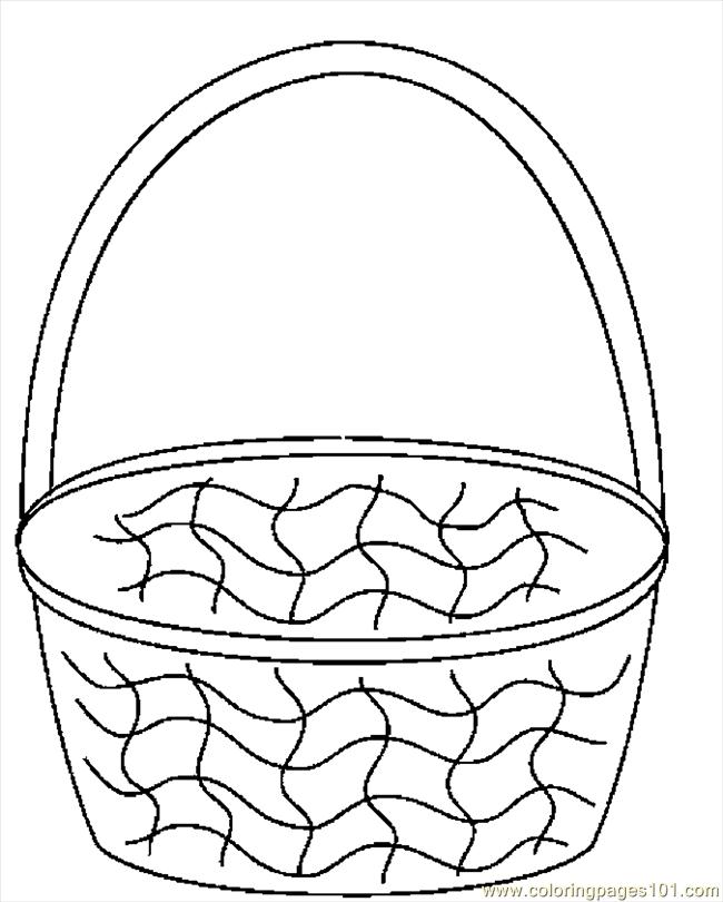 650x810 Easter Basket Coloring Pages To Print Easter Basket Coloring Pages
