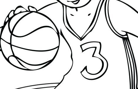 469x304 Basketball Color Page Basketball Coloring Pages For Boys