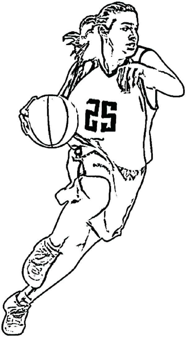 600x1084 Nba Coloring Cartoon Of Coloring Page Nba Player Coloring Sheets