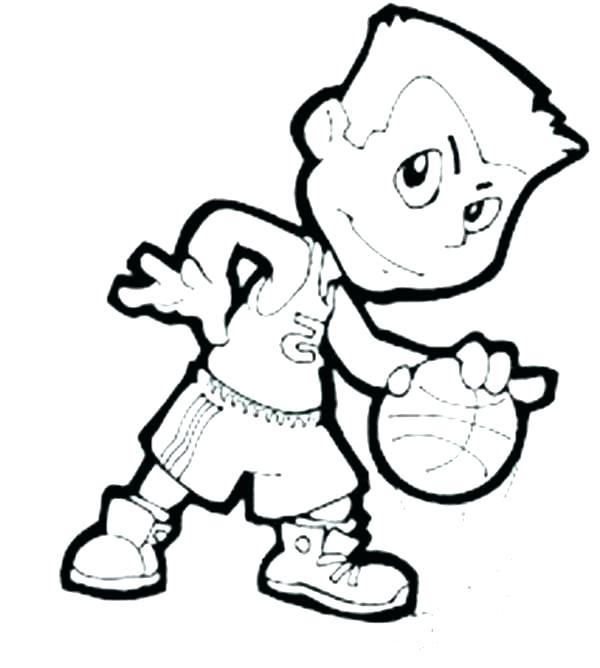 600x668 Basketball Coloring Pages Printable Basketball Coloring Pages Free