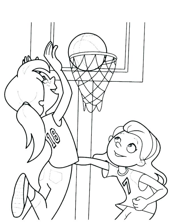 600x777 Nba Basketball Coloring Pages Coloring Pages Beautiful Basketball