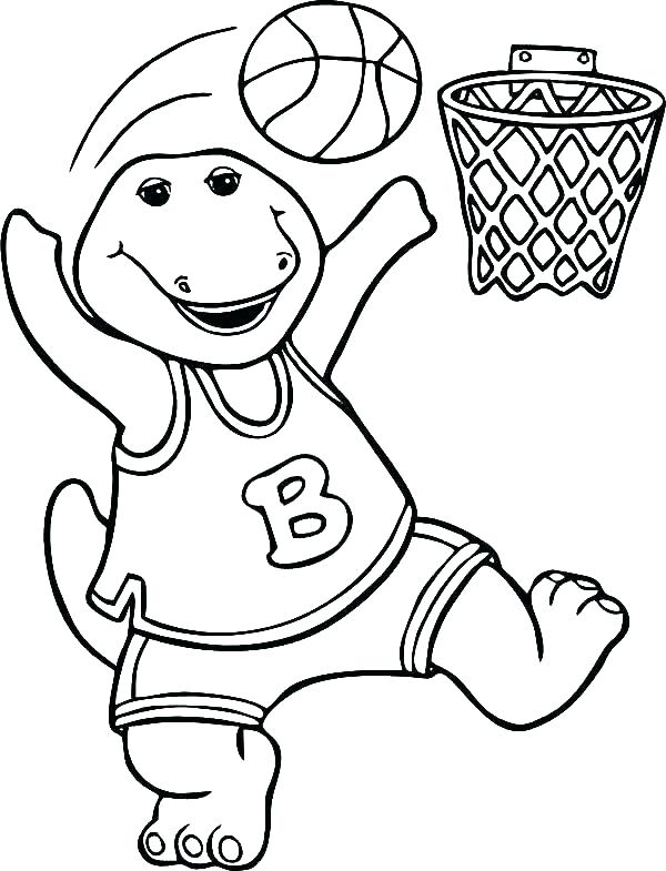 600x785 Basketball Color Page Basketball Court Coloring Page Logo Team