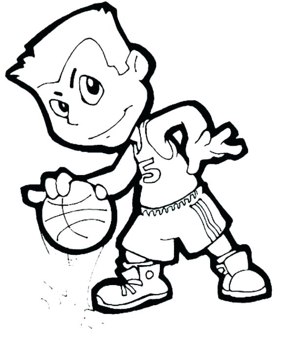 618x689 Basketball Coloring Page Basketball Coloring Page Players Coloring