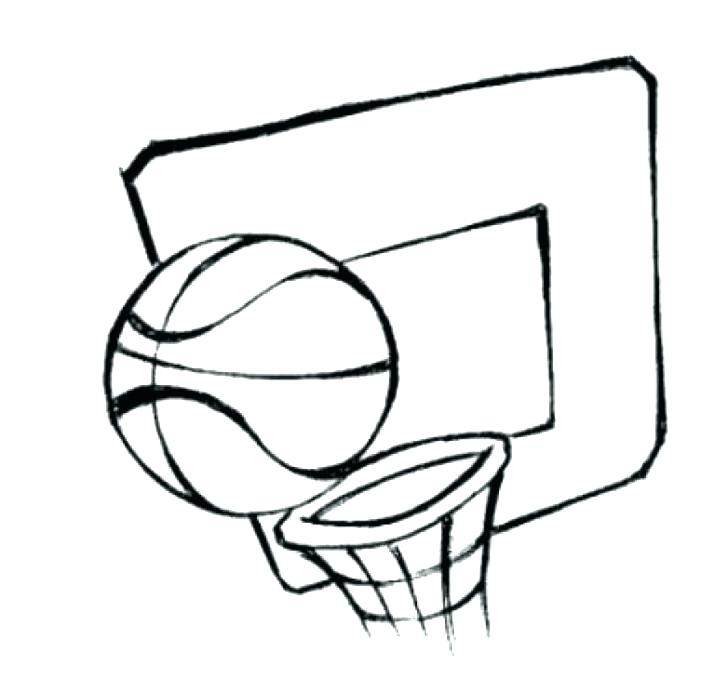 728x679 Printable Basketball Coloring Pages Coloring Pages Collection