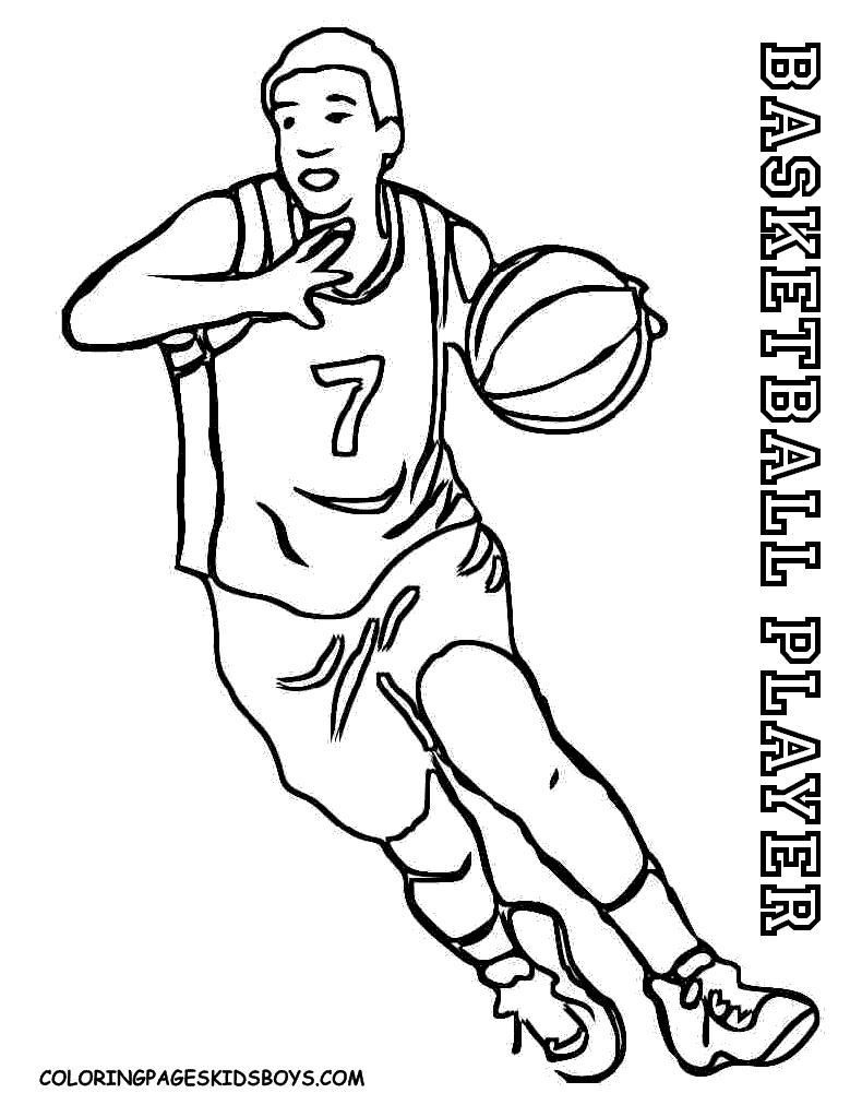 790x1023 Basketball Goal Coloring Sheet Coloring Sheets