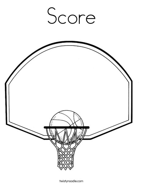 468x605 Score Coloring Page
