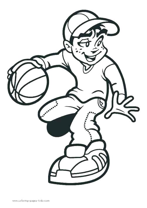 501x708 Basketball Color Pages Basketball Color Pages Coloring Pages