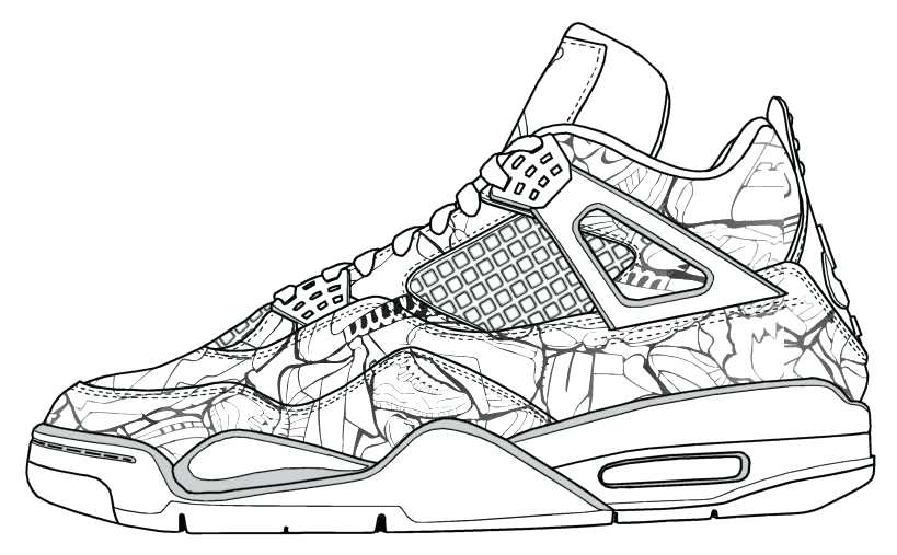 819x507 Jordan Shoe Coloring Pages Shoes Coloring Page Jordan Shoe