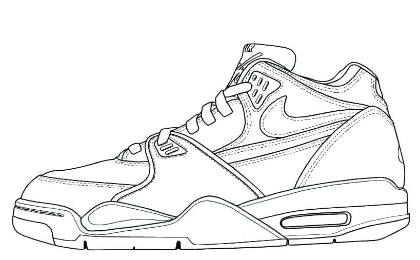 819x507 Shoe Coloring Page Coloring Pages Coloring Page Online Basketball