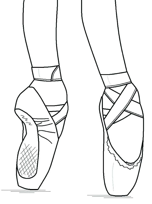 600x803 Shoes Coloring Page