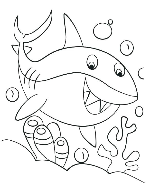 612x792 Basking Shark Coloring Page Animals Town Animals Color Sheet
