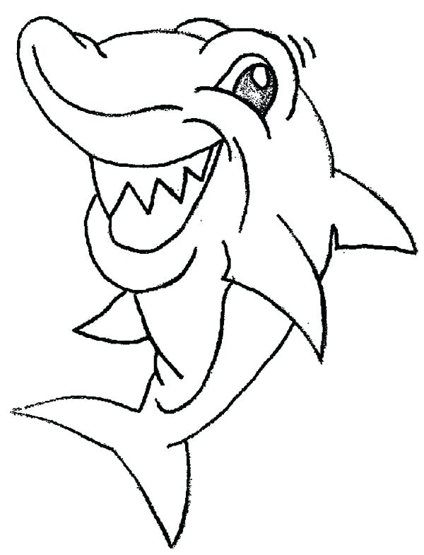 600x785 Coloring Pages Shark