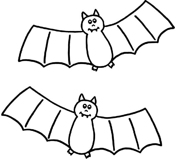 600x544 Dracula Bats Coloring Page Color Luna