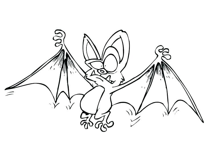 736x568 Halloween Bat Coloring Pages