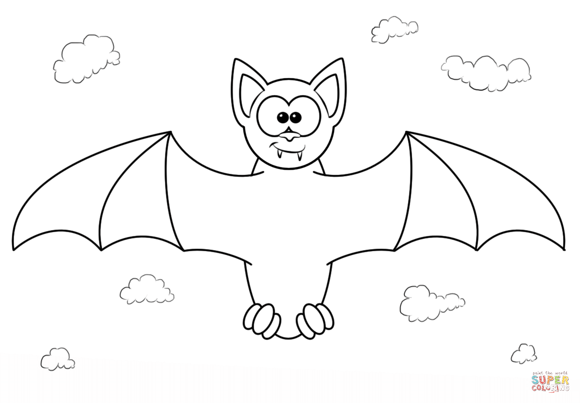 1186x824 Impressive Bat Pictures To Color