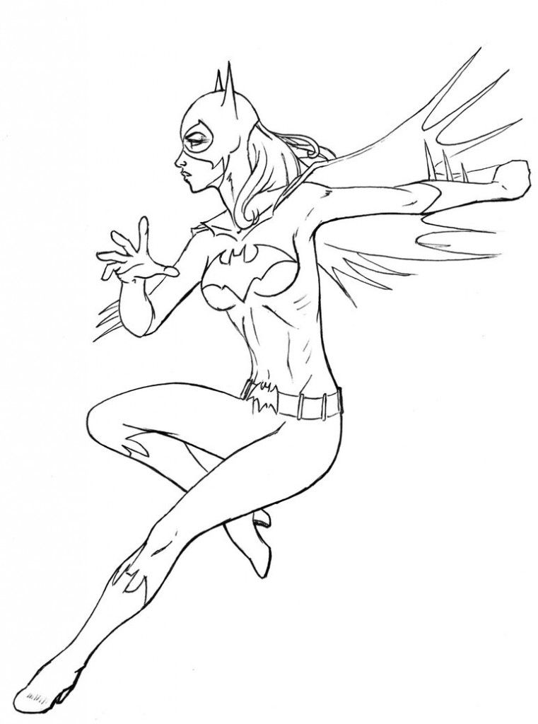 761x1024 Free Printable Batgirl Coloring Pages For Kids Batgirl, Kids