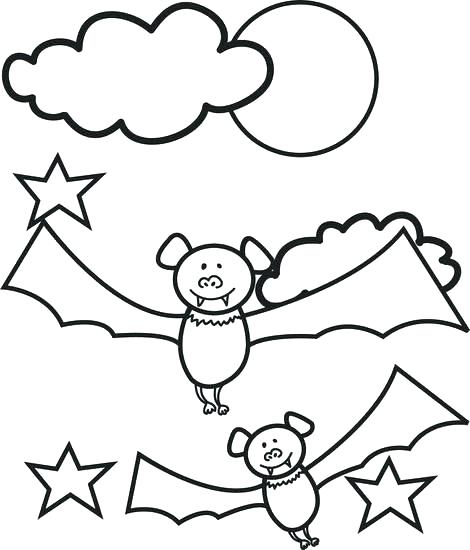 470x550 Coloring Pages Bats Bat Coloring Pages For Kids Bat Printable Free