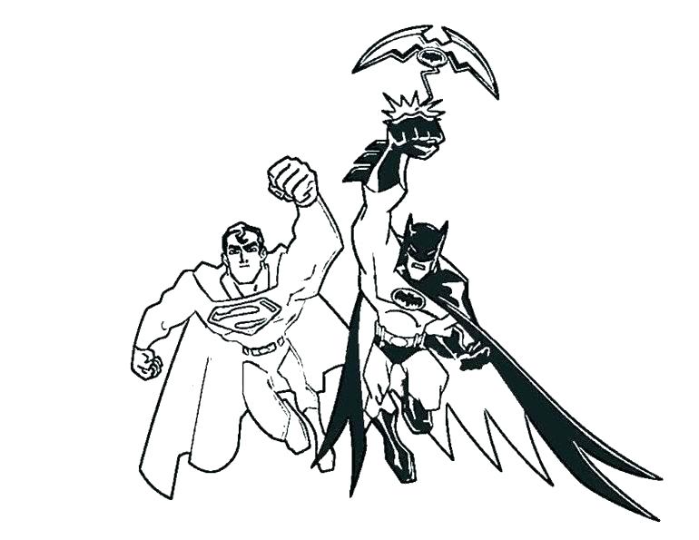 770x595 Batman Vs Superman Logo Coloring Pages Superhero Packed