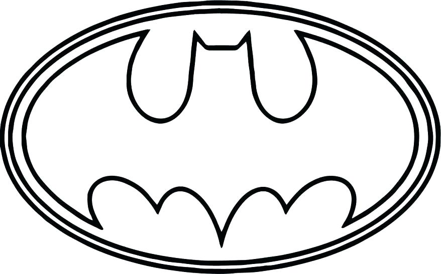 878x547 Coloring Batman Symbol Coloring Pages Bat Signal Free Batman
