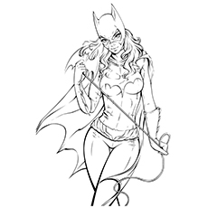 Batgirl Coloring Pages