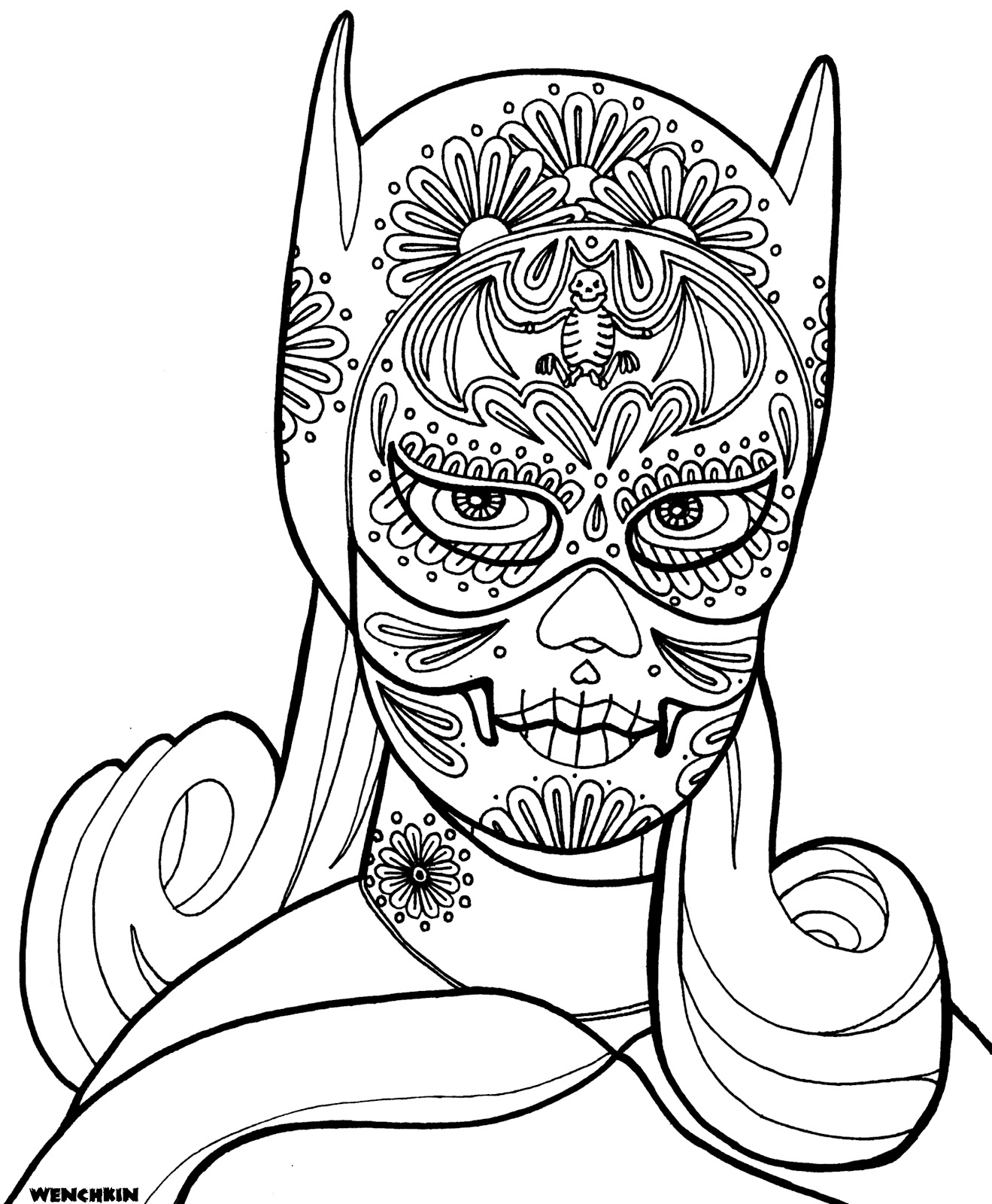 1319x1600 Batgirl Coloring Pages Kids Printable To Print Coloring