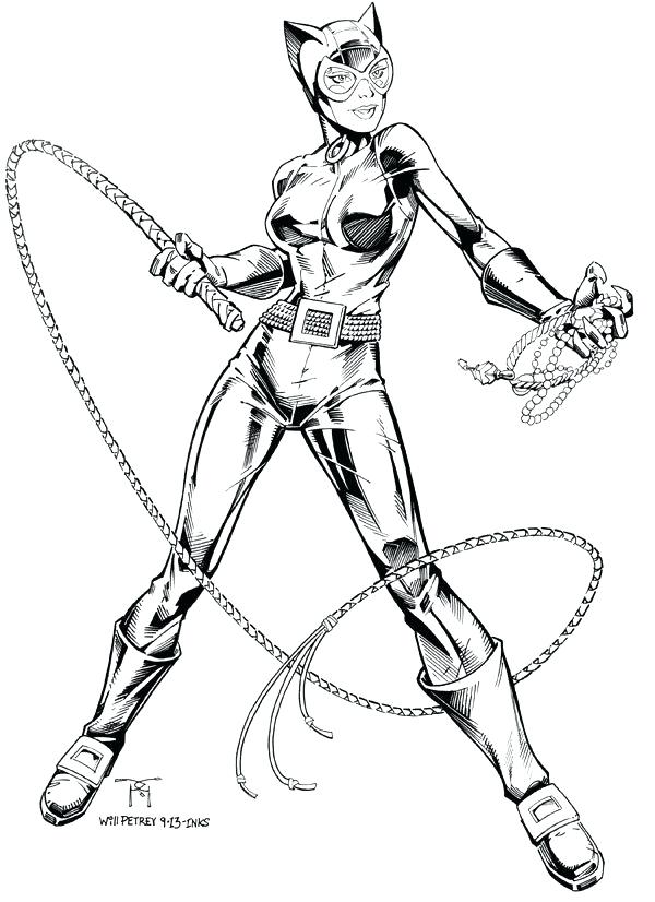 600x826 Catwoman Coloring Page Coloring Pages Google Search Batman