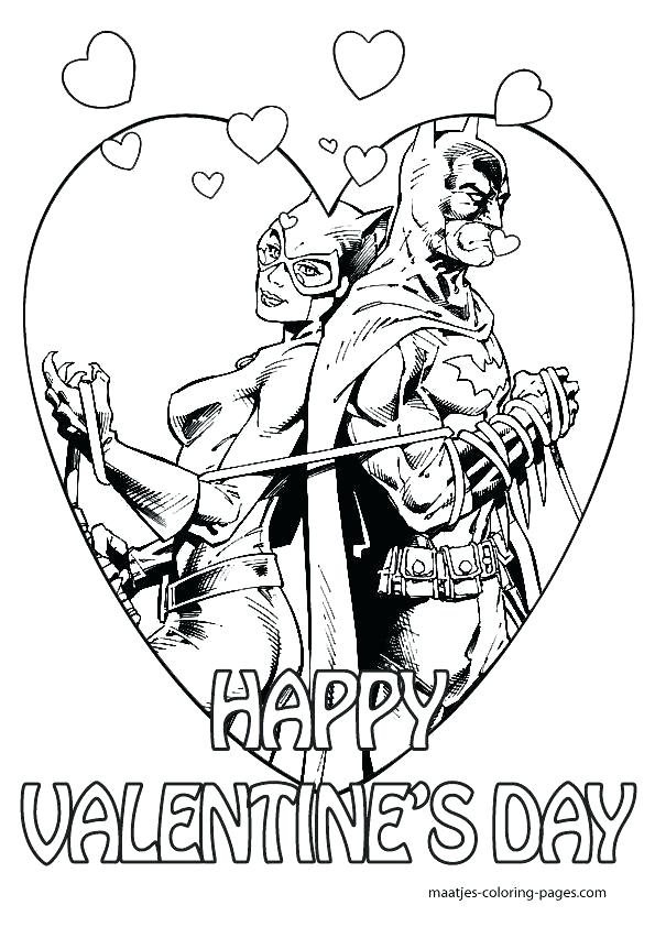 595x842 Batman And Catwoman Coloring Pages Fuhrer Von