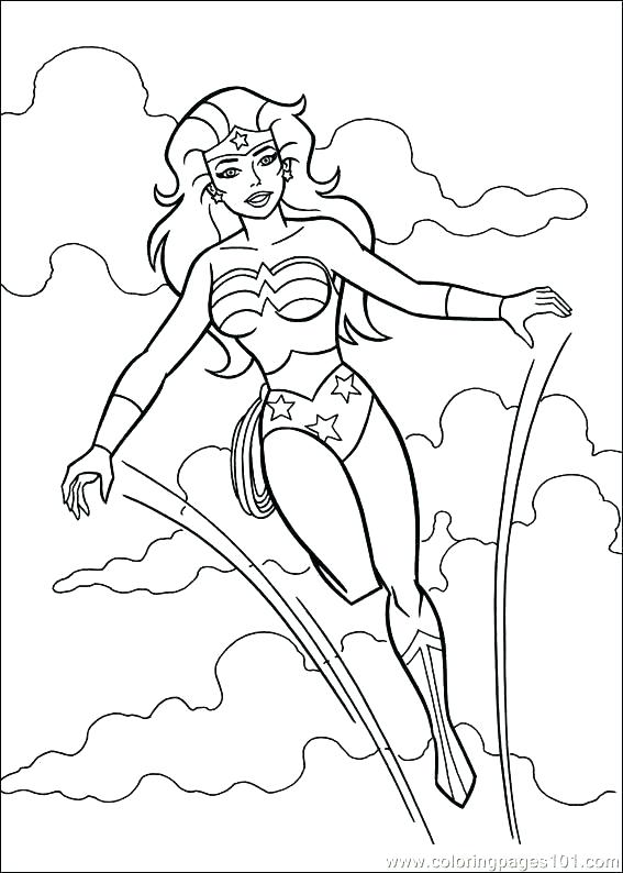 567x794 Catwoman Coloring Pages