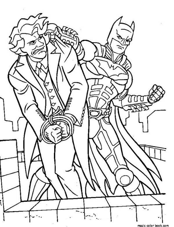 600x783 Batman And Joker Coloring Pages Online Free