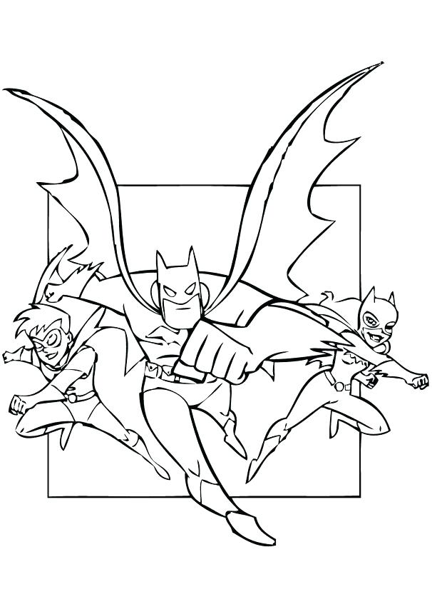 606x850 Free Batman And Robin Colouring Pages Coloring